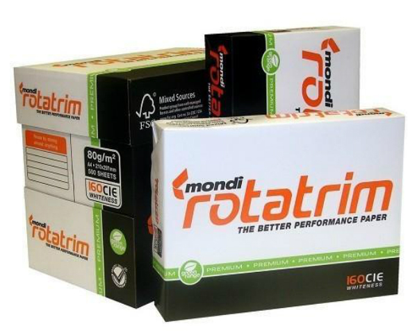 MONDI ROTATRIM A4 PAPER 80 GSM for bn paper ltd